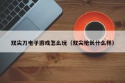 双尖刀电子游戏怎么玩（双尖枪长什么样）